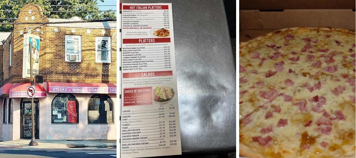 Ed's Pizza House Menu
